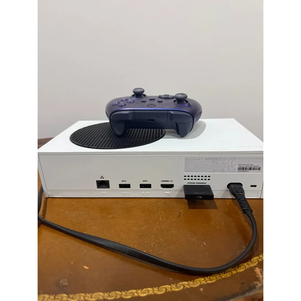 Microsoft Xbox Series S Console White 512GB + 1TB Expansion Stellar Shift Good